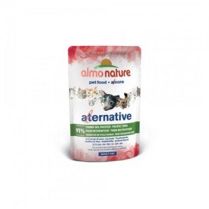 Almo Nature Alternative Cat Natvoer - Stille Oceaan Tonijn - 24 x 55 gram