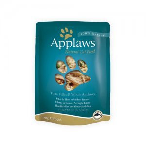 Applaws Cat - Tuna Fillet & Anchovy in Broth - 12 x 70 g