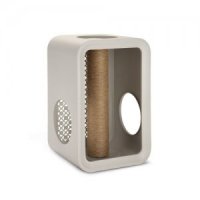 Beeztees Cat Cube Scratch - Dune Grey