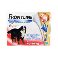 Frontline Spot On hond XL (40-60 kg) - 3 pip. plus 1 gratis
