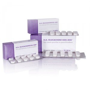 AA Glucachon 1000-800 - 30 tabletten