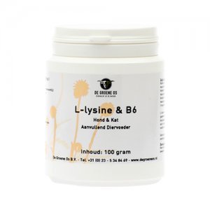 Groene Os L-Lysine B6 - Hond/Kat - 100 g