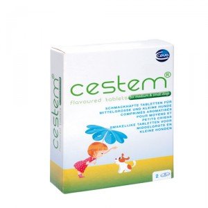 Cestem S/M Kleine Hond 2 tabletten