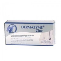 Dermazyme Zinc - 50 tabletten