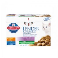 Hill&apos;s Science Plan - Kitten - Maaltijdzakje Favourite Selection 48 x 85 gr