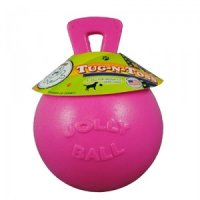 Jolly Ball Tug-n-Toss - Large (8 inch) 20 cm roze