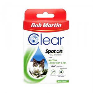 Bob Martin spot on voor de kat - 3 pipetten