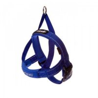 EzyDog Quick-Fit tuig - S - Blauw
