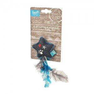 lief! Unisex Kattenspeelgoed - Ster met Veren