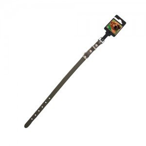 Boon Leren Halsband Donkerbruin - 16mm/ 40cm