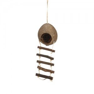 Beeztees Kokosnoot Huisje met Ladder