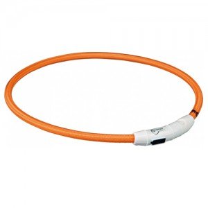 Trixie USB Flash Light Ring - L/XL - Oranje