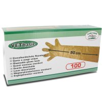 Handschoen VETbasic lang model 100 stuks