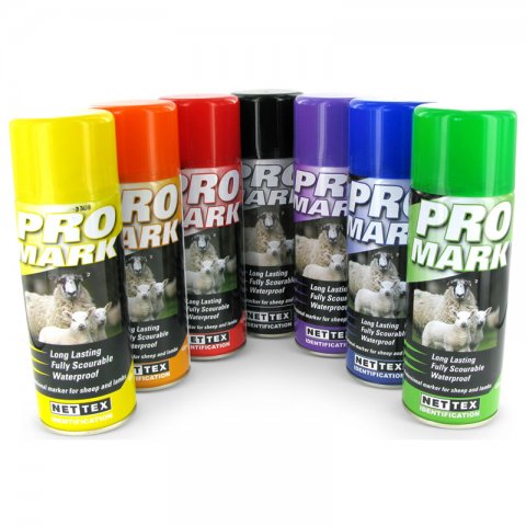 Merkspray ProMark schaap 400ml div. kleuren