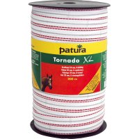 Patura tornado xl lint 20mm wit/rood 200m of 400m