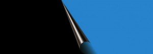 Foto-achterwand Zwart/Blauw