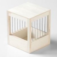 Houten tralienest klein