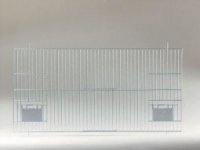 metalen voorfront, verchroomd