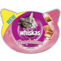 Whiskas Temptations met Zeevruchten Per 2