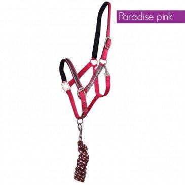 QHP Halsterset Paradise Pink