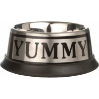 Rvs eet of drinkbak Yummy - 16 cm