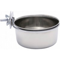 Rvs coop cups met houder en schroefdraad - 9 cm