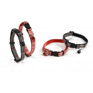 Reflecterend kattenbandje Winston - Rood